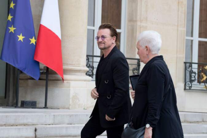 Paul David Hewson dit Bono sur le palier du Palais le 24 juillet dernier 