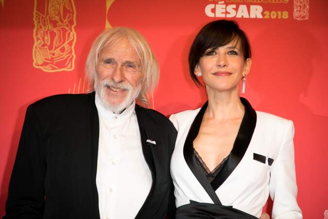 Sophie Marceau et Pierre Richard à la 43ème cérémonie des César en mars 2018.