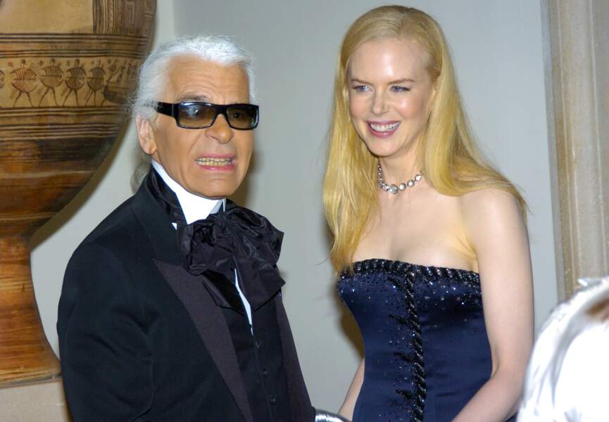 Karl Lagerfeld et Nicole Kidman