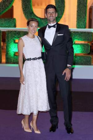 Jelena et Novak Djokovic