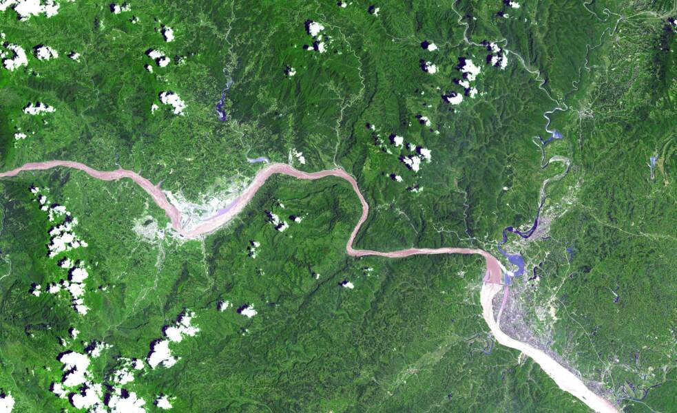 Une des Trois Gorges du fleuve Yangzi, en Chine