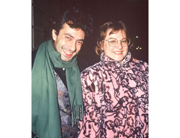À 40 ans (1990), elle pose avec Philippe Berry