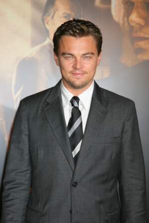 Leonardo DiCaprio à la première du film "Les infiltrés" de Martin Scorcese à Paris en 2006