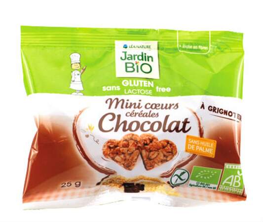 Nouveautés de la rentrée : les minis coeurs céréales chocolat - Jardin Bio