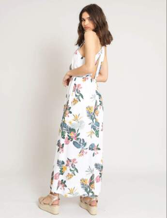 La robe longue à fleurs de Pimkie 