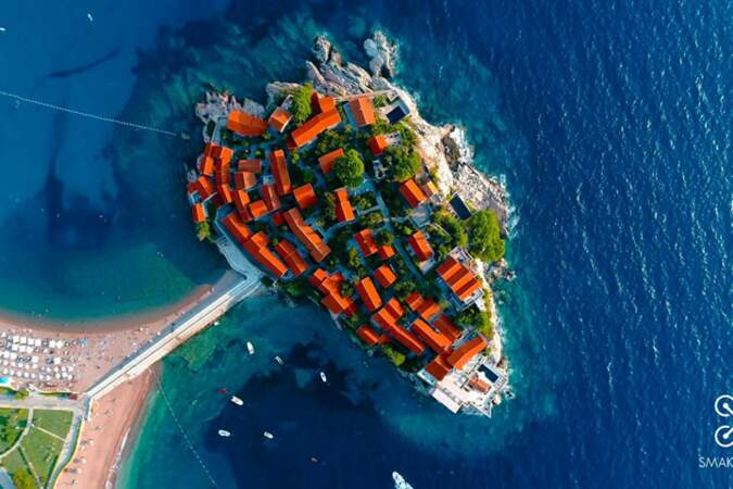 Île-hôtel au Montenegro
