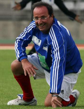 François Hollande en footballeur