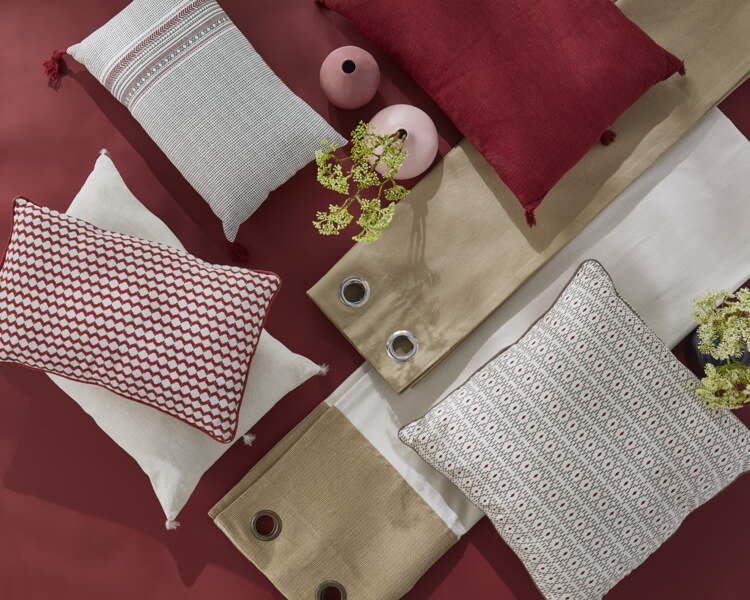 En rouge et blanc