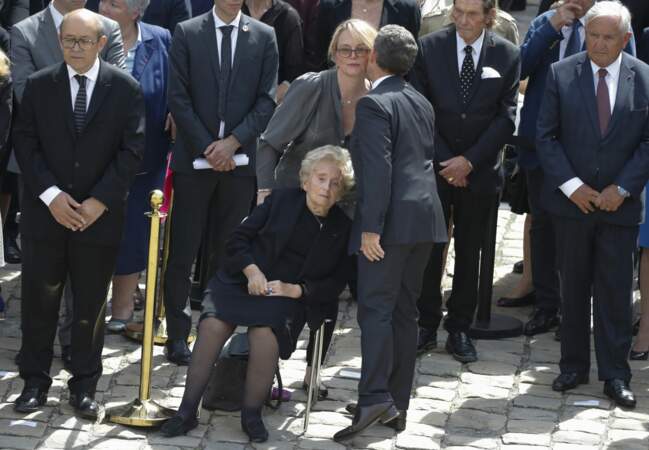 Bernadette Chirac, 84 ans, affaiblie et fatiguée.