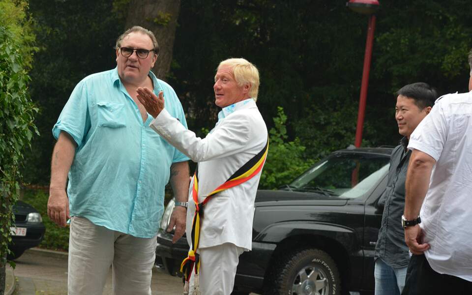 Gérard Depardieu a invité Daniel Senesael, le maire de Néchin, à sa crémaillère en 2013