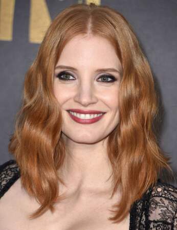 Jessica Chastain : son carré long