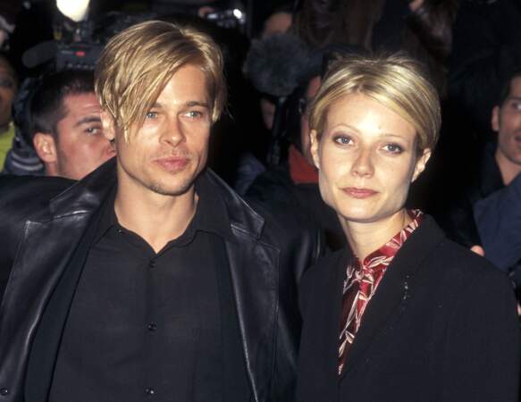 Brad Pitt et Gwyneth Paltrow à la première du film "Ennemis rapprochés" en 1997.