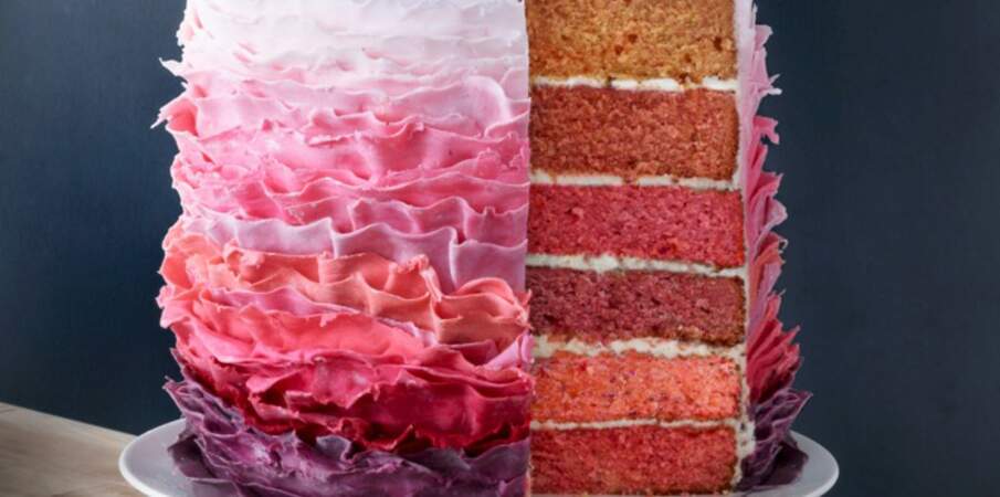 Rainbow cake girly