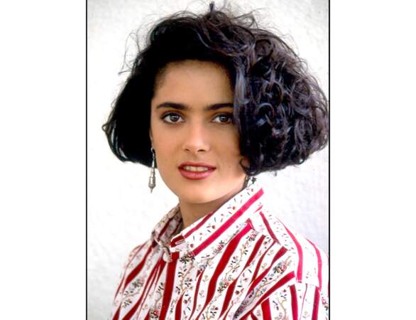 L'actrice Salma Hayek au début de sa carrière 