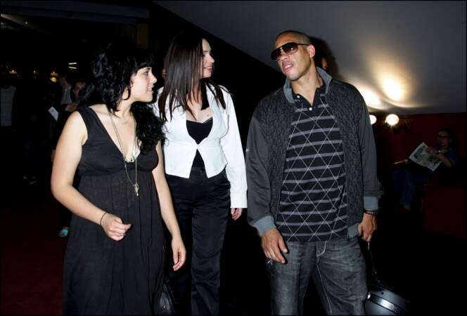 Béatrice Dalle et Joey Starr à la première du film "A l'intérieur" en juin 2007 à Paris
