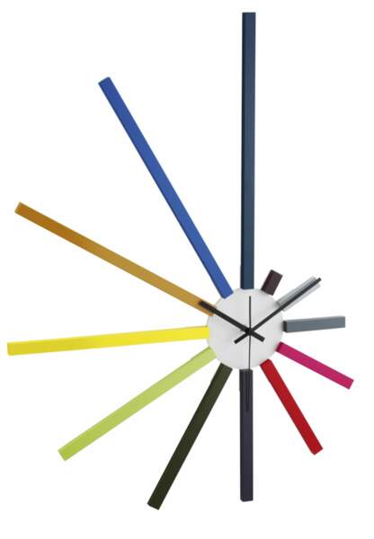 Horloges : le modèle multicolore Habitat
