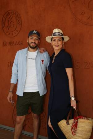 Cristina Cordula, radieuse à Roland-Garros aux côtés de son fils Enzo