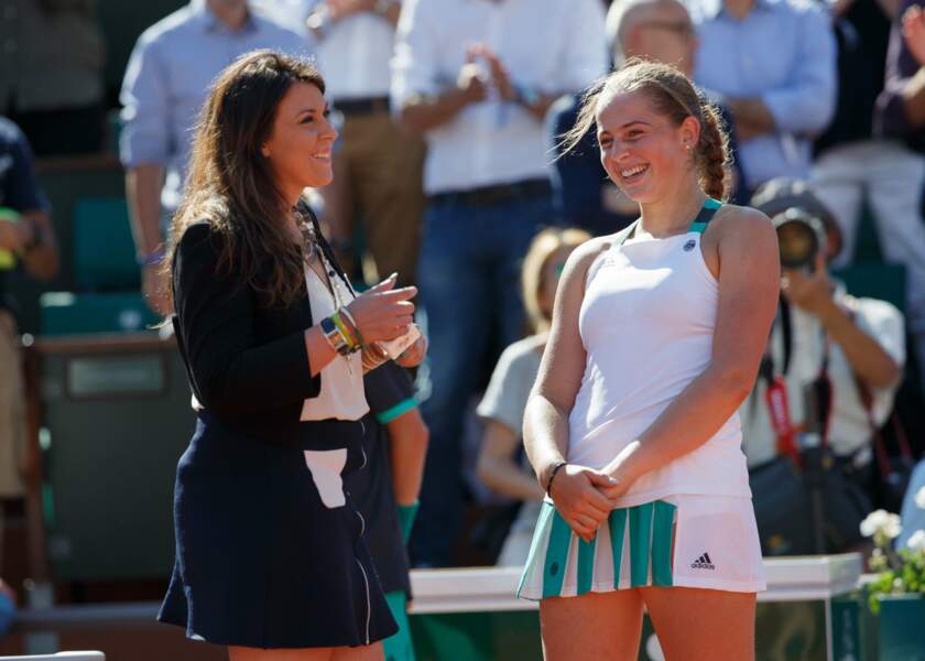 Cette semaine à Roland-Garros, sourire retrouvé, joues pleines, Marion Bartoli va mieux et ça fait plaisir