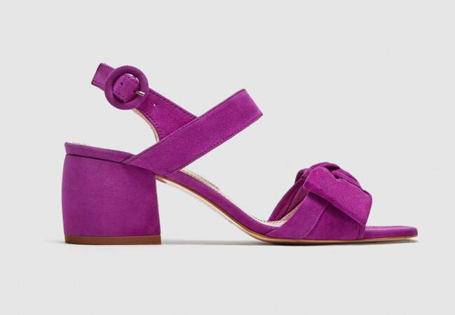 Sandales tendance 2018 : sandales ultra violettes