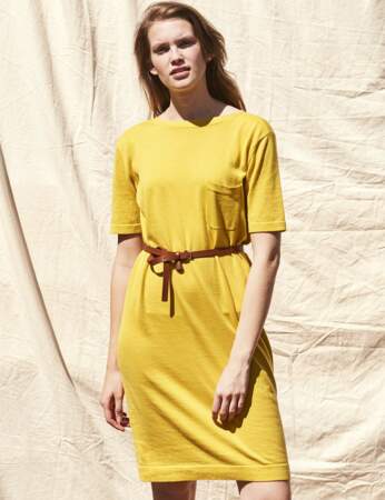 Top couleur de l'été : la robe-pull jaune
