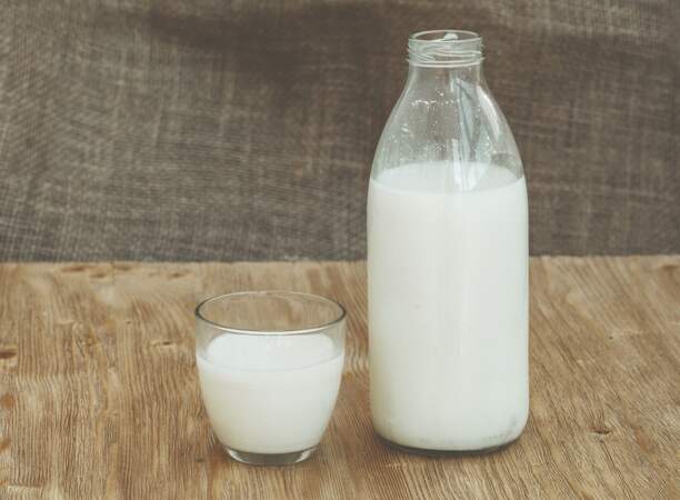 Le traditionnel verre de lait