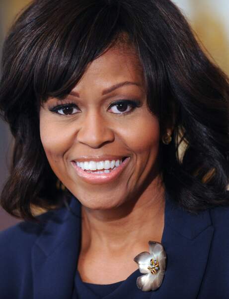 Le carré à frange de Michelle Obama