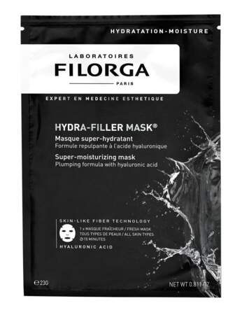 Un masque en tissu hydratant Filorga