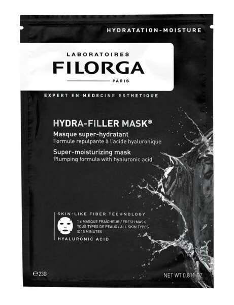 Un masque en tissu hydratant Filorga