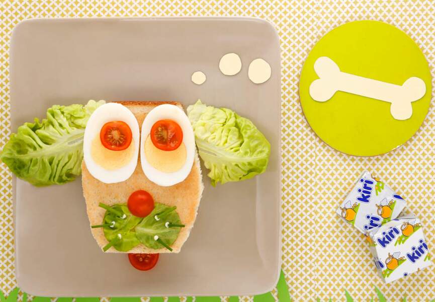 Sandwich poulet salade Kiri – Le chien Kiri®
