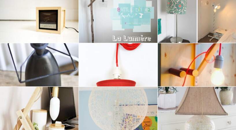 15 idées de lampes à fabriquer soi-même sur hellocoton