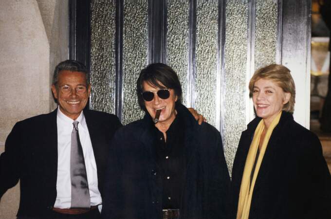 Françoise Hardy, Jacques Dutronc et Jean-Marie Périer en 1999.