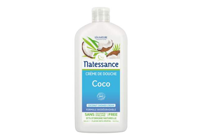 La crème de douche Coco Natessance