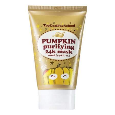 TOO COOL FOR SCHOOL : Pumpkin Gold Peel Off Mask, tube 100ml, 27,90 € en exclusivité chez Sephora