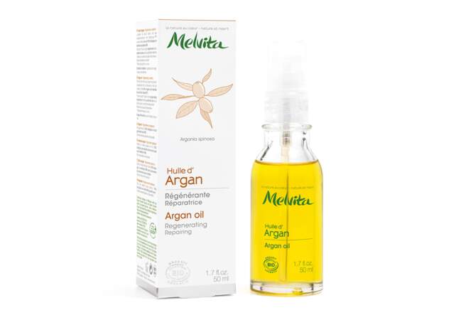 L'huile d'argan, Melvita : L'huile réparatrice et assouplissante