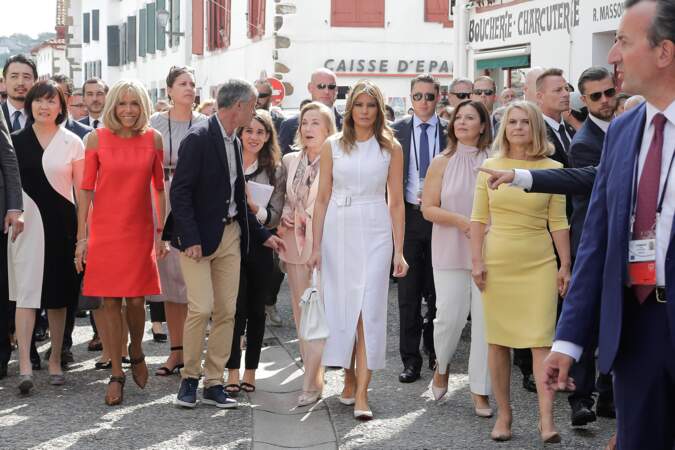 Brigitte Macron et les épouses des Présidents du G7