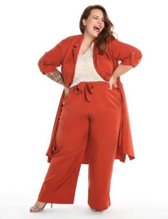 Mode grande taille : le trench fluide