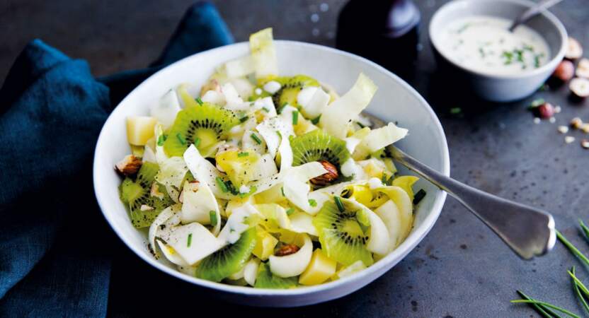 Salade d'endives aux kiwis