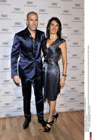 Zinédine Zidane et sa femme Véronique : 2010