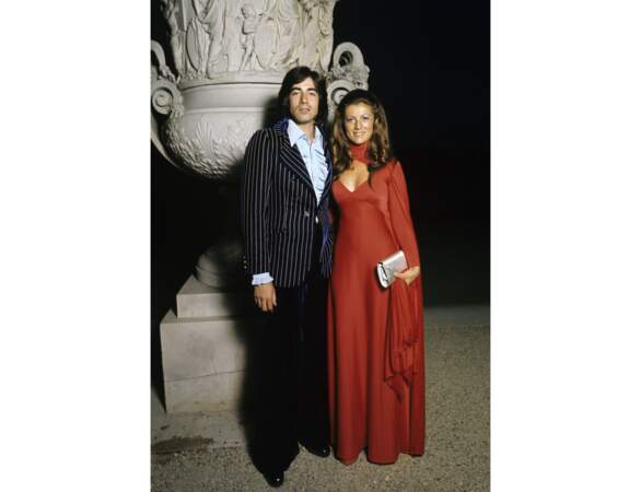 Sheila apparait au bras de son mari Ringo en 1973, elle a 28 ans