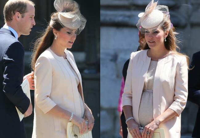 Kate Middleton, radieuse, enceinte de huit mois (juin 2013)