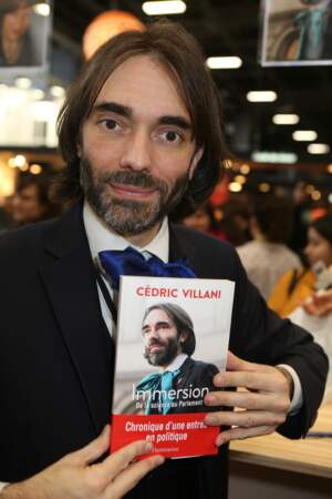 Cédric Villani venu au du Salon du Livre, à la Porte de Versailles à Paris, pour son ouvrage Immersion...