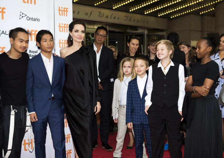 Angelina Jolie et ses enfants : 2017