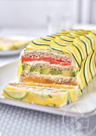 Sandwich cake multicolore