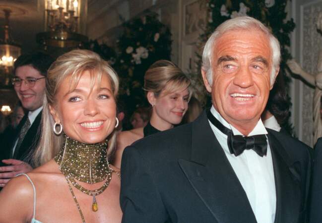 Jean-Paul Belmondo et sa seconde épouse, Natty