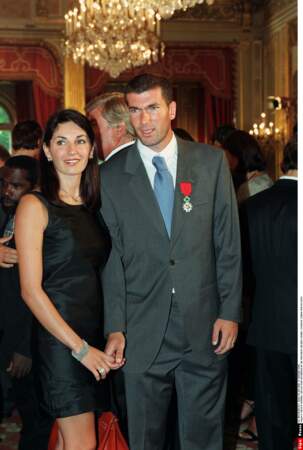 Zinédine Zidane et sa femme Véronique :1998