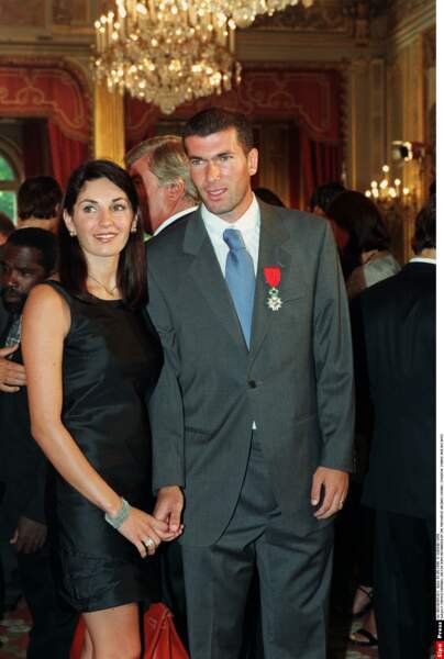 Zinedine Zidane et sa femme Véronique : 1998