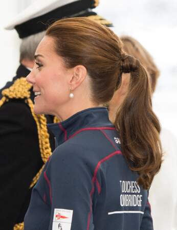 Coiffure de Kate Middleton : sa queue-de-cheval élégante