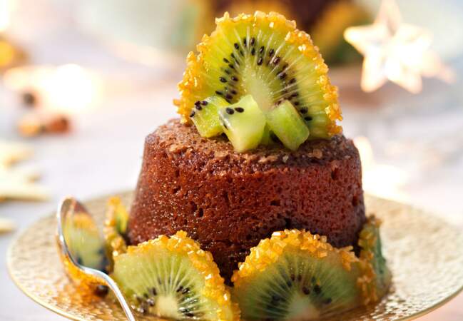 Le mi-cuit chocolat-kiwi