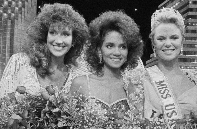 Halle Berry première dauphine de Miss America en 1986
