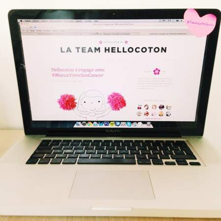 La team Hellocoton s'engage aussi pour #mieuxvivresoncancer